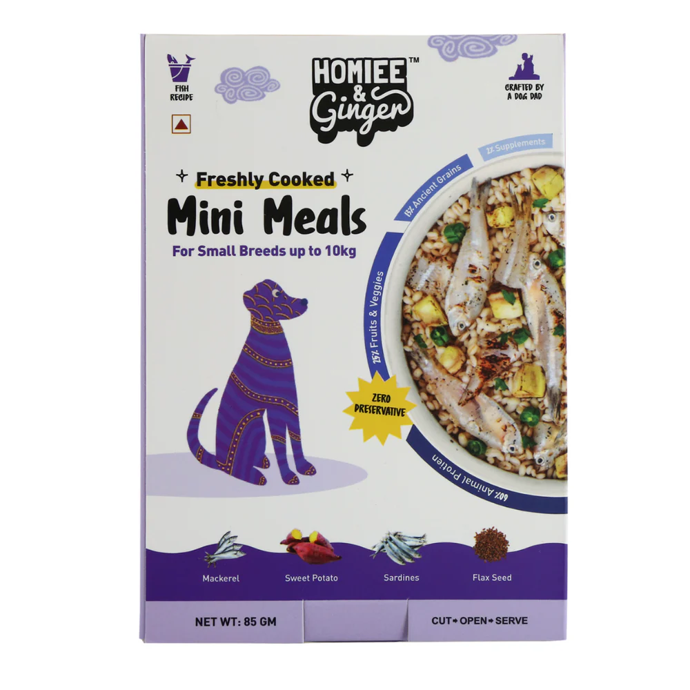 Homiee & Ginger Grain Free Mini Meals Surf & Turf, Fish Feista, Chicken & Barley Food for Dogs Combo - Image 10
