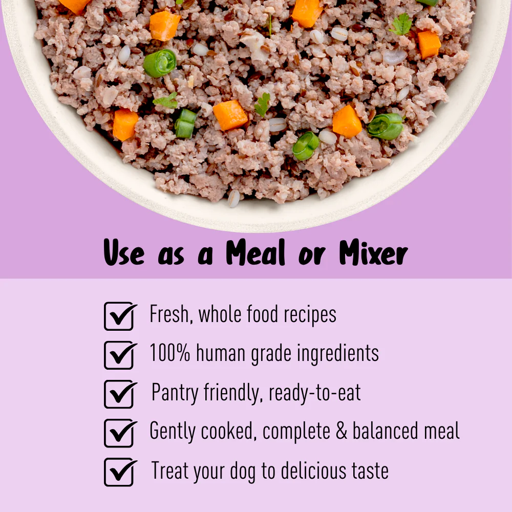 Homiee & Ginger Grain Free Mini Meals Surf & Turf, Lamb & Fish Fresh Food for Dogs - Image 4