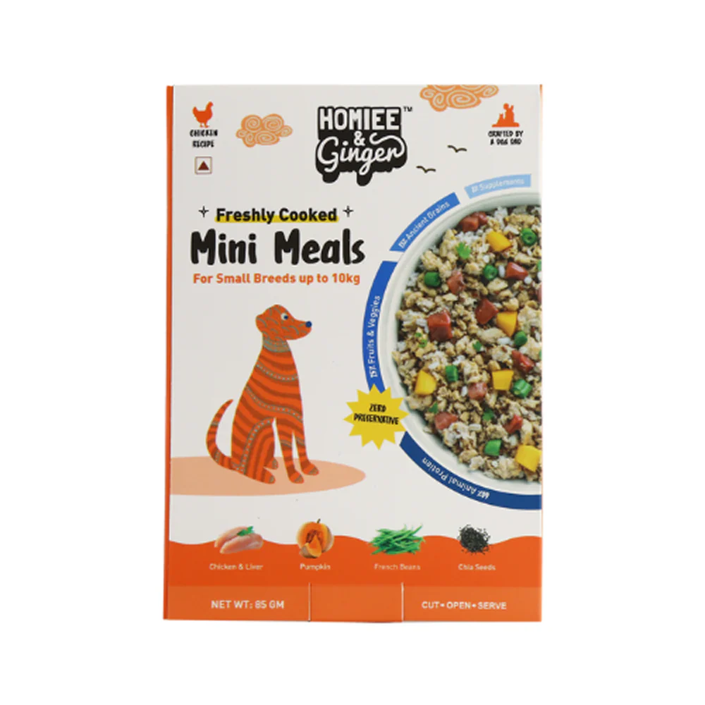 Homiee & Ginger Grain Free Mini Meals Surf & Turf, Fish Feista, Chicken & Barley Food for Dogs Combo - Image 9
