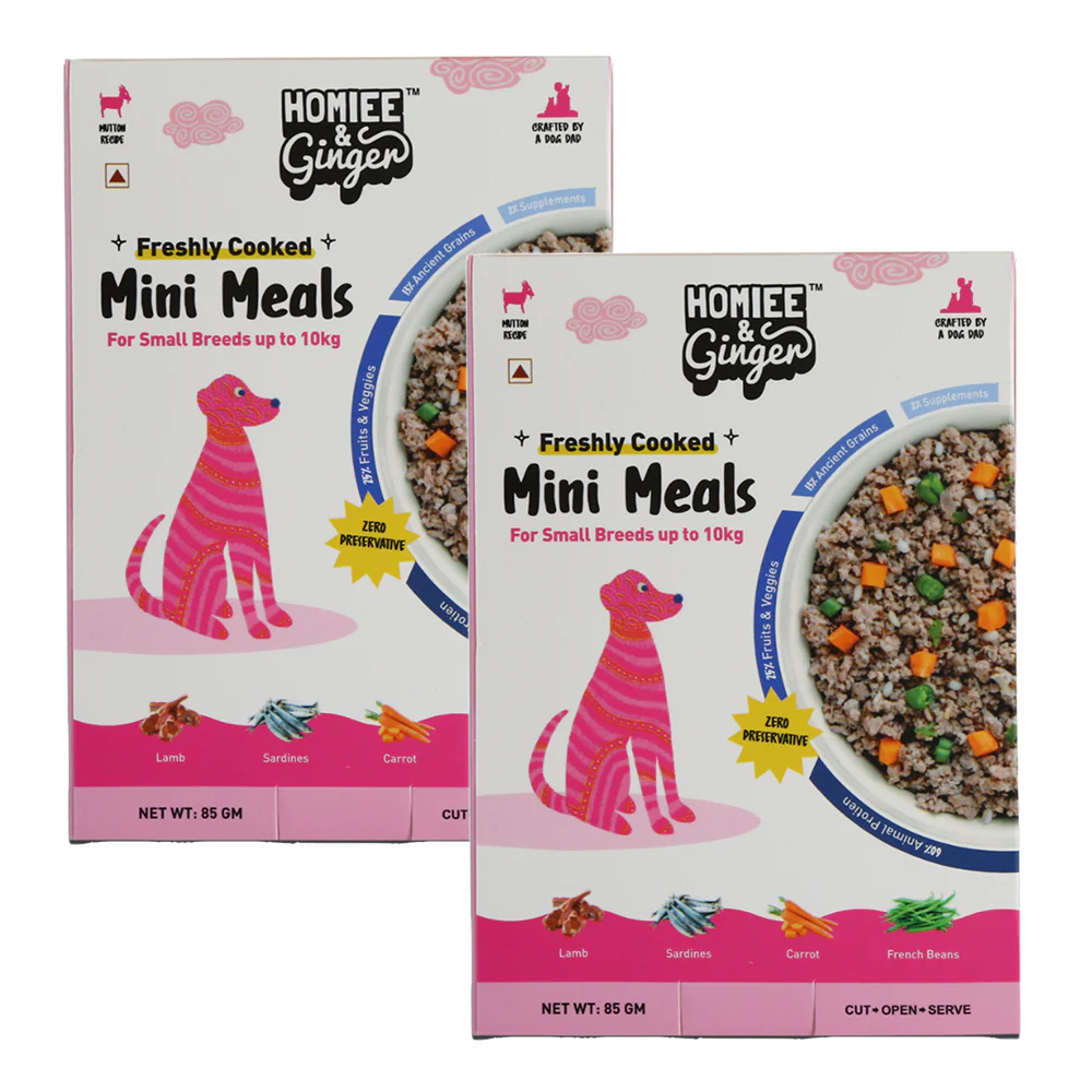 Homiee & Ginger Grain Free Mini Meals Surf & Turf, Lamb & Fish Fresh Food for Dogs - Image 8