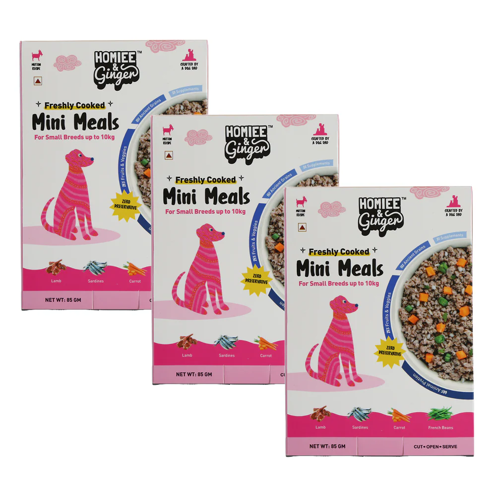 Homiee & Ginger Grain Free Mini Meals Surf & Turf, Lamb & Fish Fresh Food for Dogs - Image 9