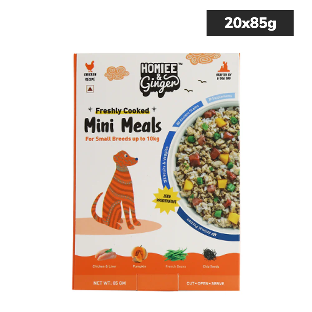 Homiee & Ginger Mini Meals Chicken & Barley Fresh Food for Dogs - Image 10