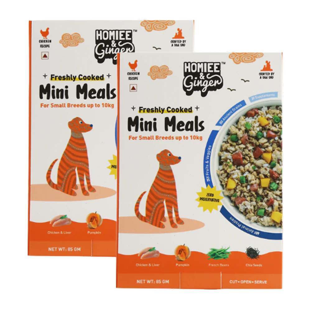 Homiee & Ginger Mini Meals Chicken & Barley Fresh Food for Dogs - Image 8
