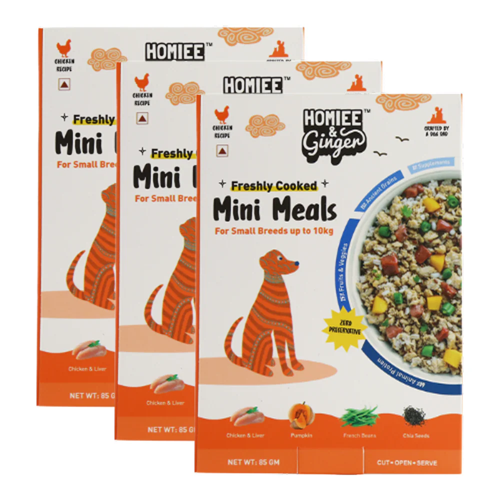Homiee & Ginger Mini Meals Chicken & Barley Fresh Food for Dogs - Image 9