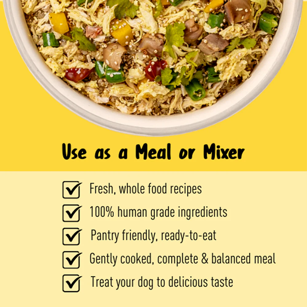 Homiee & Ginger Gluten Free Mini Meals Chicken & Quinoa Fresh Food for Dogs - Image 6