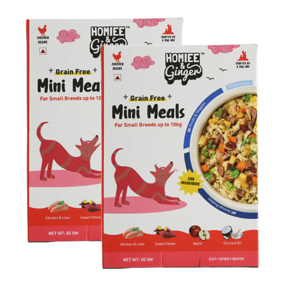 Homiee & Ginger Grain Free Mini Meals Chicken & Sweet Potato Fresh Food for Dogs - Image 8
