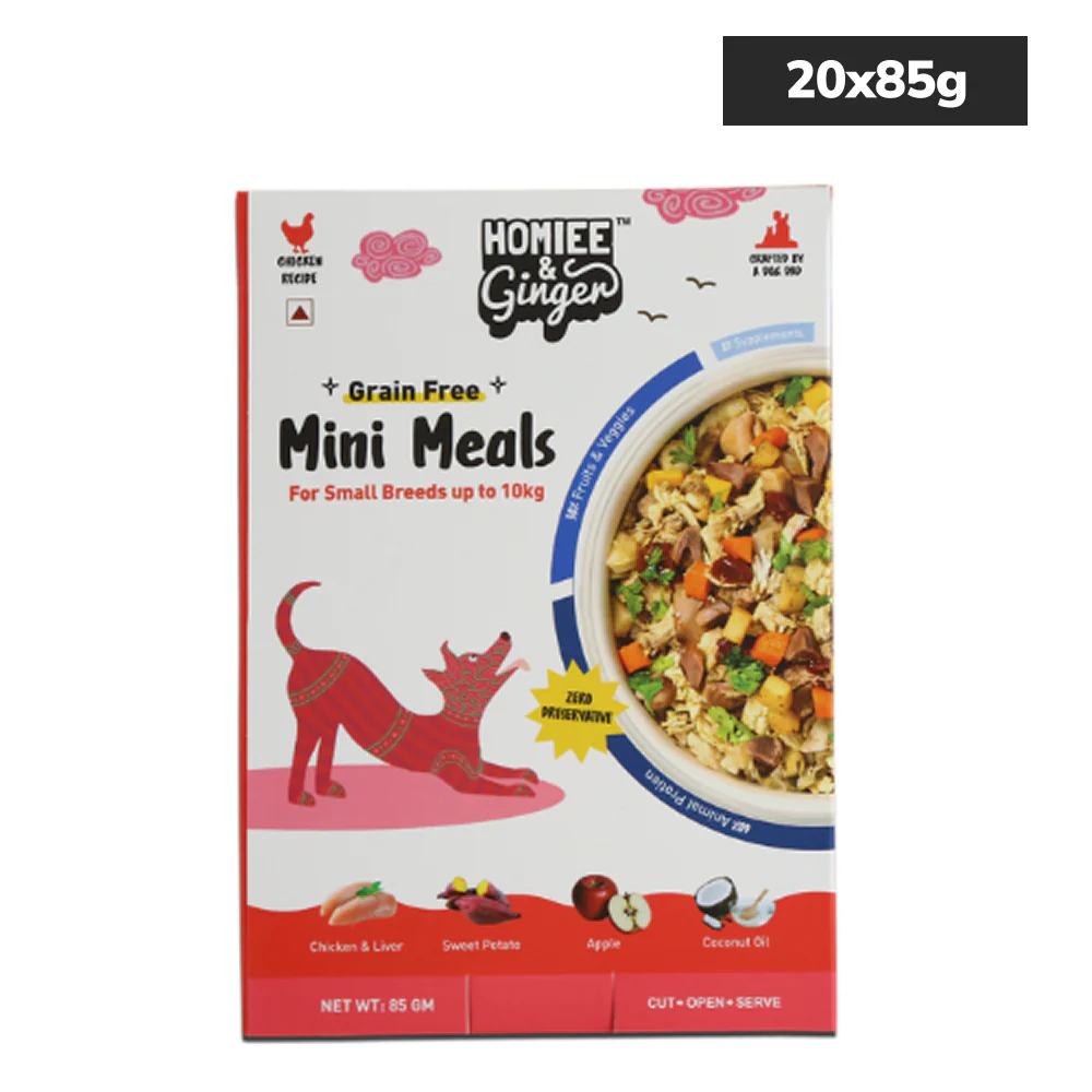 Homiee & Ginger Grain Free Mini Meals Chicken & Sweet Potato Fresh Food for Dogs - Image 9
