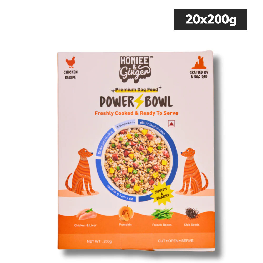 Homiee & Ginger Power Bowl Chicken & Barley Fresh Food for Dogs - Image 11