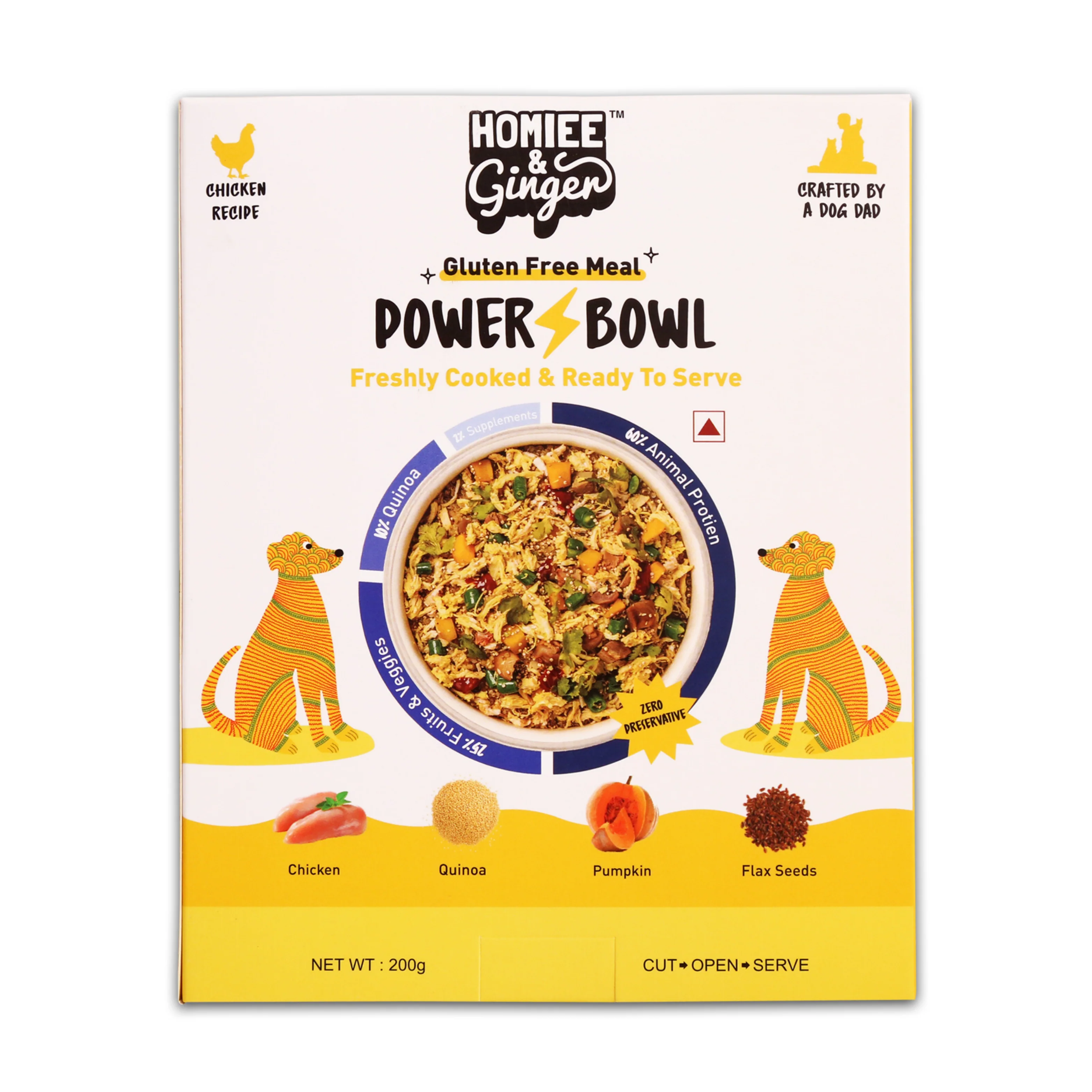 Homiee & Ginger Power Bowl Chicken Variety Pack - Image 2