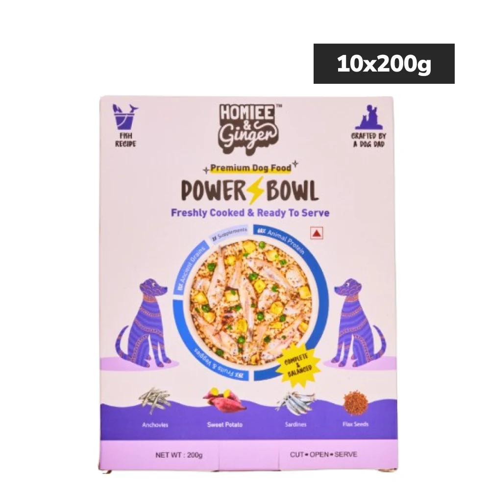 Homiee & Ginger Power Bowl Fish Fiesta Fresh Food for Dogs - Image 10