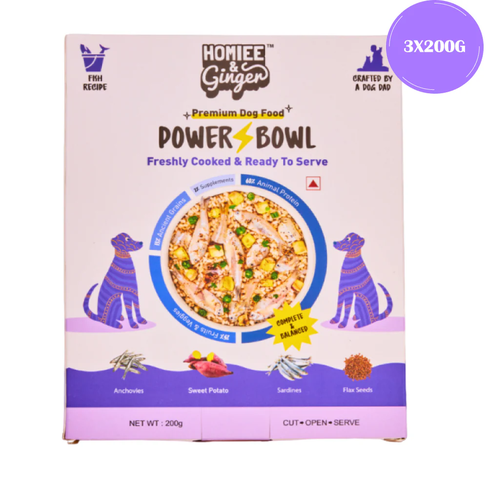 Homiee & Ginger Power Bowl Fish Fiesta Fresh Food for Dogs - Image 9