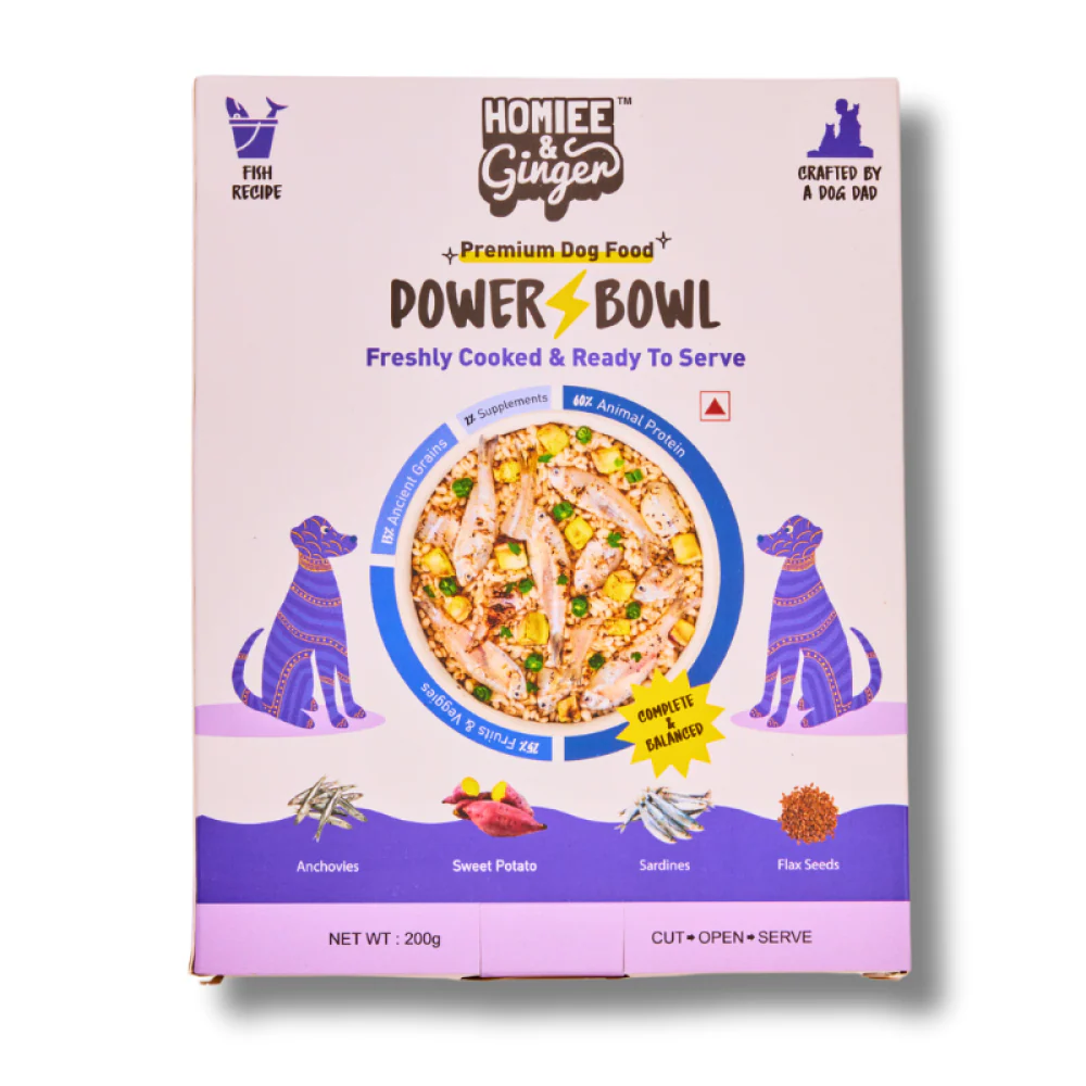 Homiee & Ginger Power Bowl Surf & Turf, Fish Fiesta and Chicken & Barley Fresh Food for Dogs Combo - Image 11