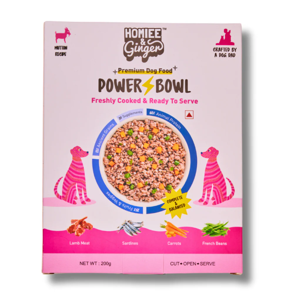 Homiee & Ginger Power Bowl Surf & Turf, Fish Fiesta and Chicken & Barley Fresh Food for Dogs Combo - Image 2