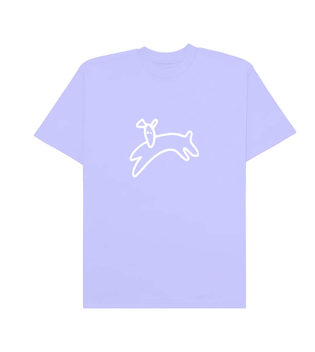 Hoomans Snuggle Sandwich T Shirt for Men and Women (Lavender) - Image 3