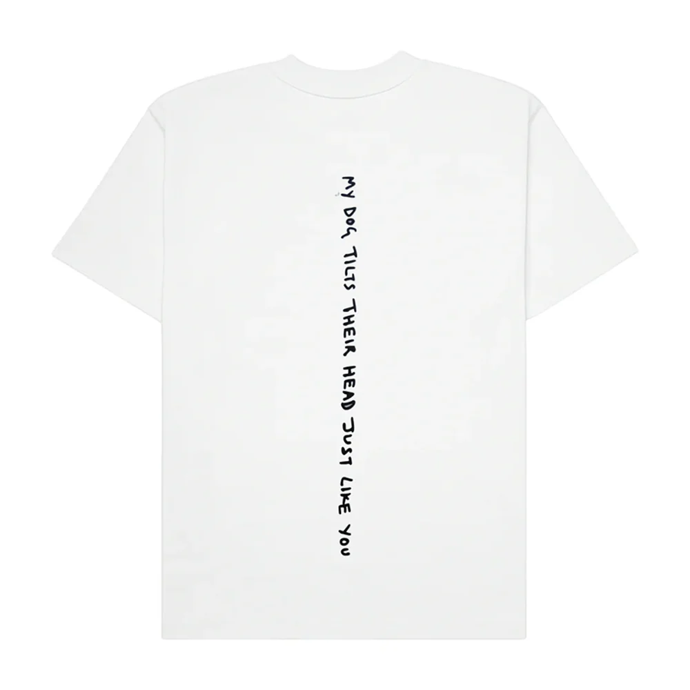 Hoomans The Head Tilt T Shirt for Men and Women (White) - Image 3