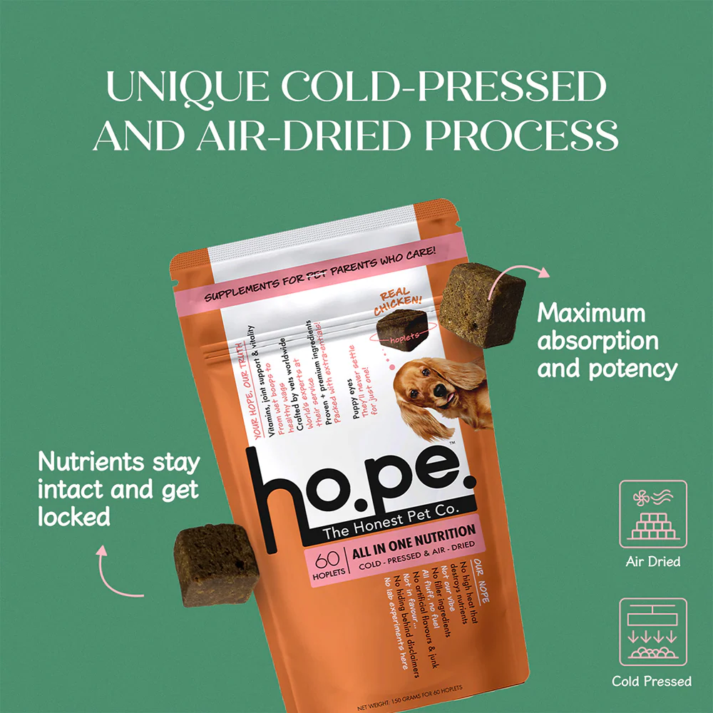 Hope All in One Chicken Flavoured Vitamins & Joint Support Supplement for Dogs - Image 3