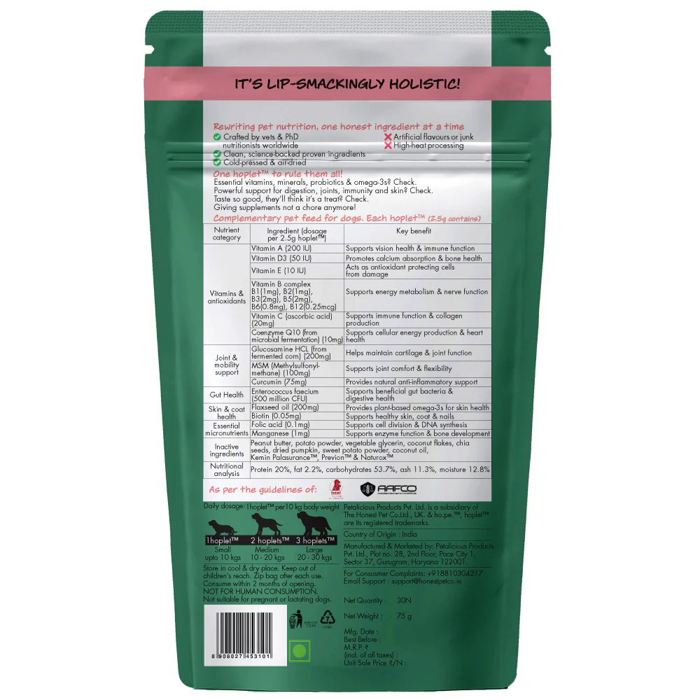Hope All in One Vegan Vitamins & Joint Support Supplement for Dogs - Image 6
