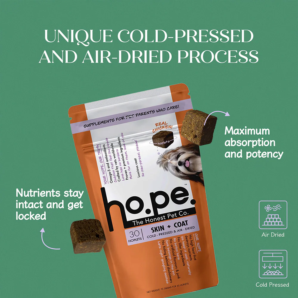 Hope Chicken Flavoured Skin+Coat Supplement for Dogs - Image 6