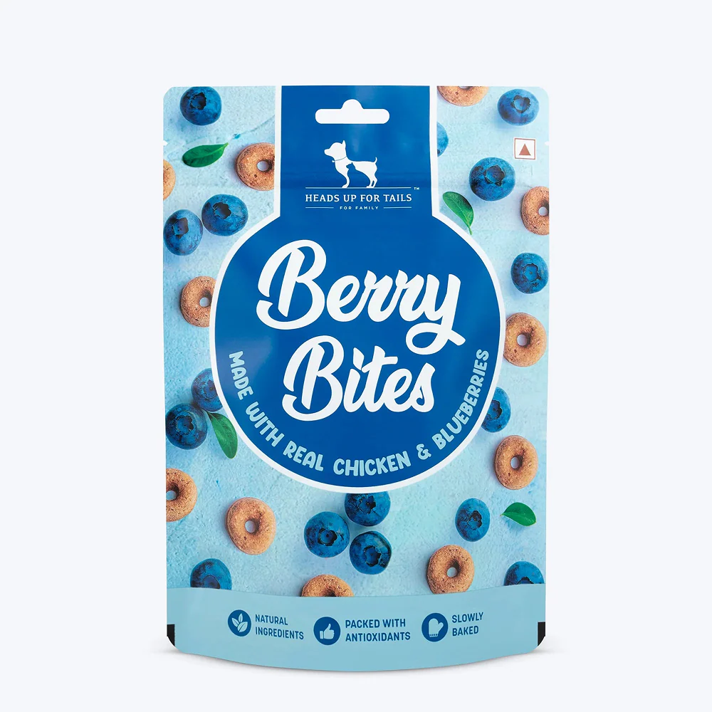 HUFT Berry Bites Real Chicken & Blueberries Dog Treats - Image 7
