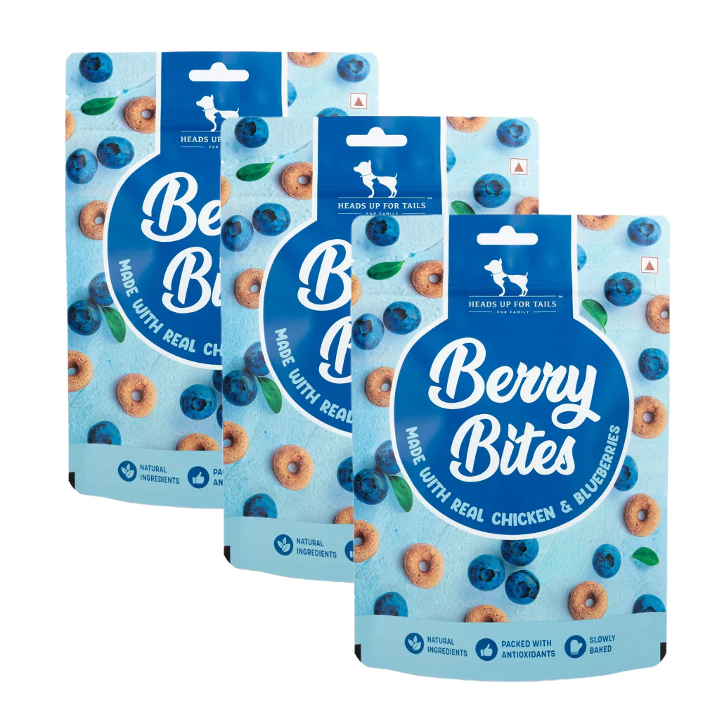 HUFT Berry Bites Real Chicken & Blueberries Dog Treats - Image 8