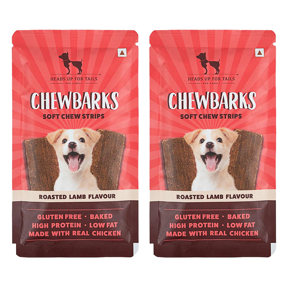 HUFT Chewbarks Gluten Free Roasted Lamb Soft Chew Strips Dog Treats - Image 9