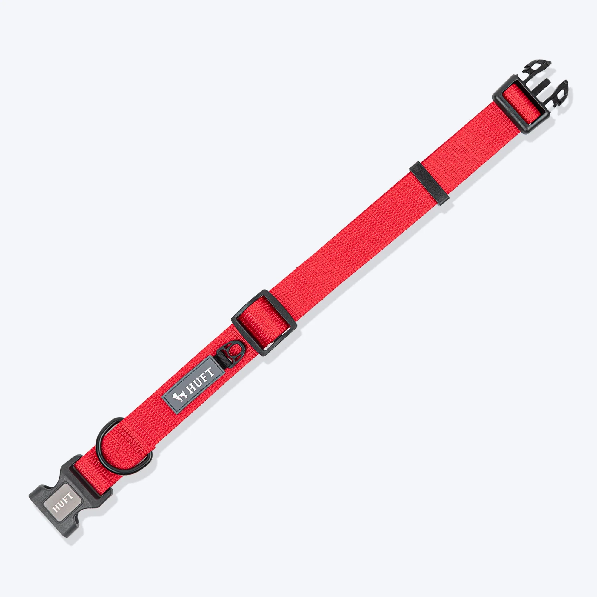 HUFT Classic D Ring Collar for Dogs (Cherry Red) - Image 12
