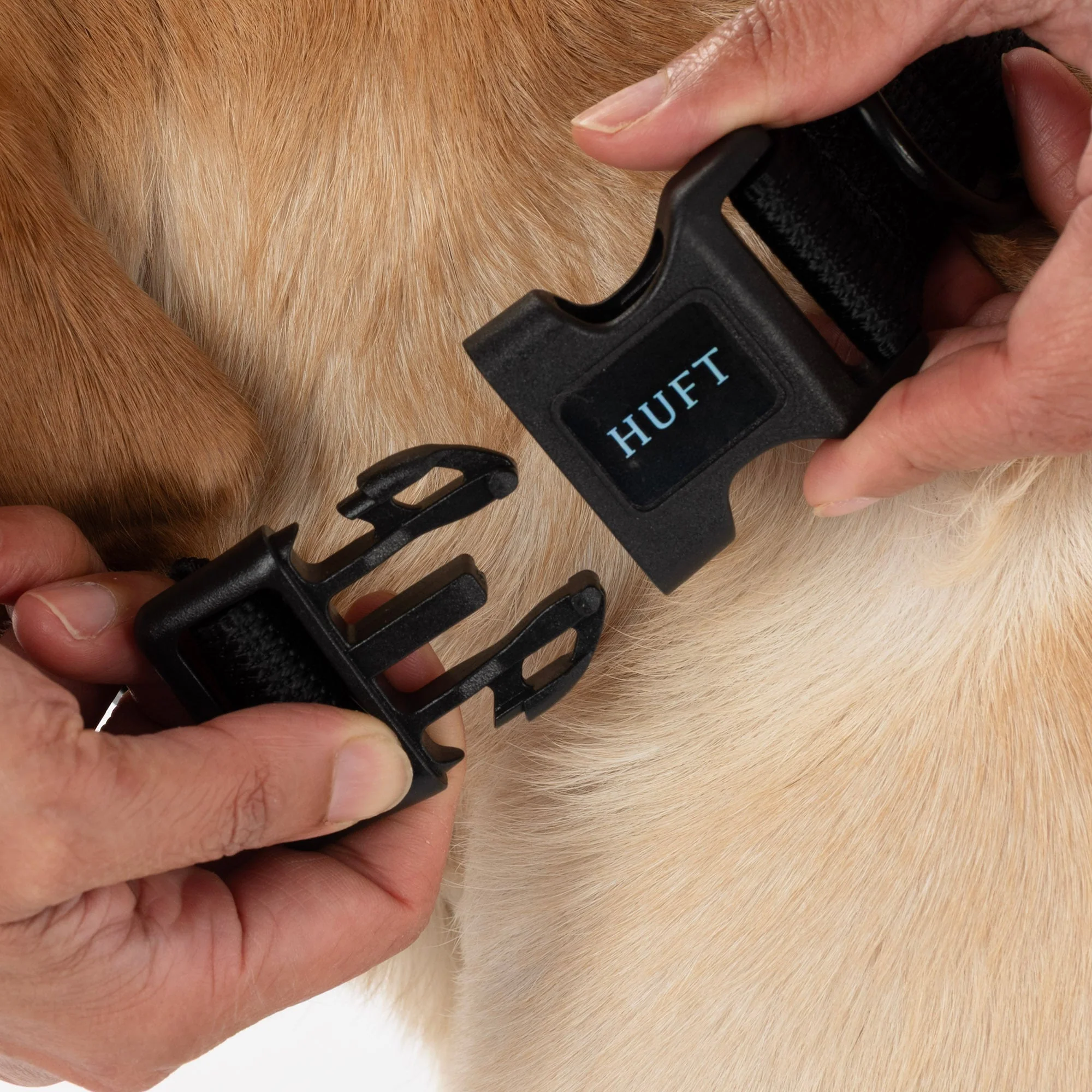 HUFT Classic D Ring Collar for Dogs (Coal Black) - Image 7
