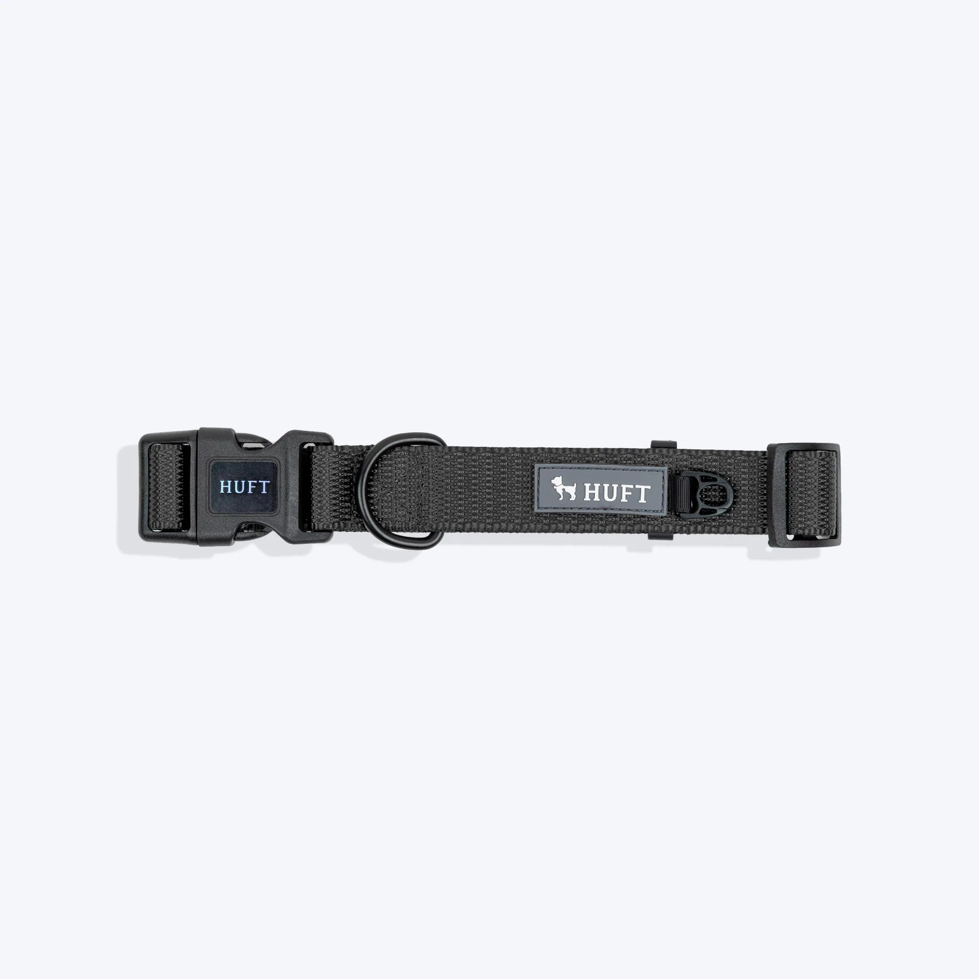 HUFT Classic D Ring Collar for Dogs (Coal Black) - Image 9