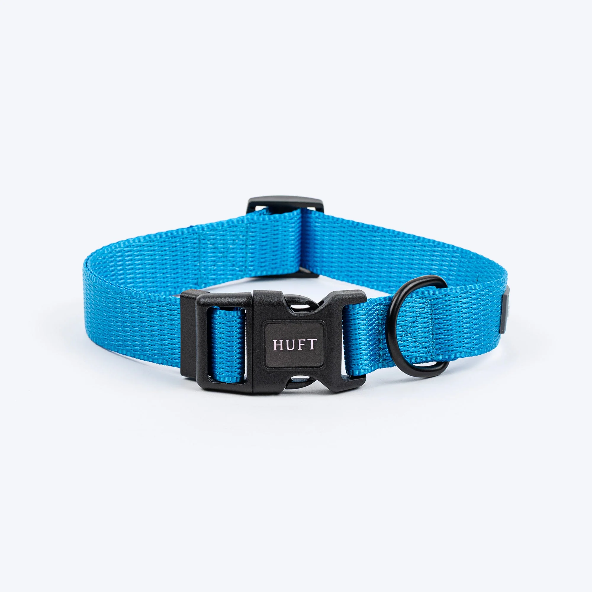 HUFT Classic D Ring Collar for Dogs (Ocean Blue)