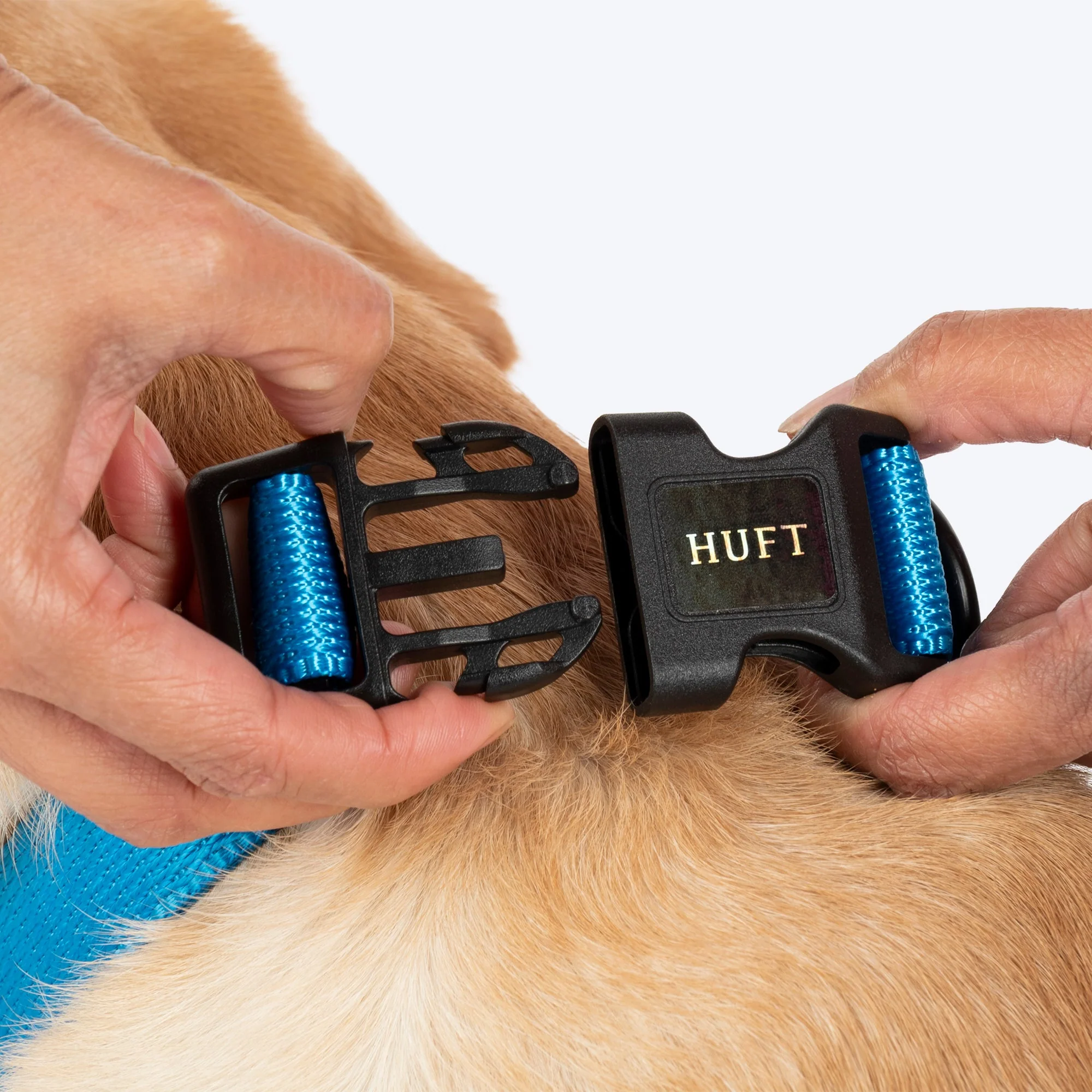 HUFT Classic D Ring Collar for Dogs (Ocean Blue) - Image 7