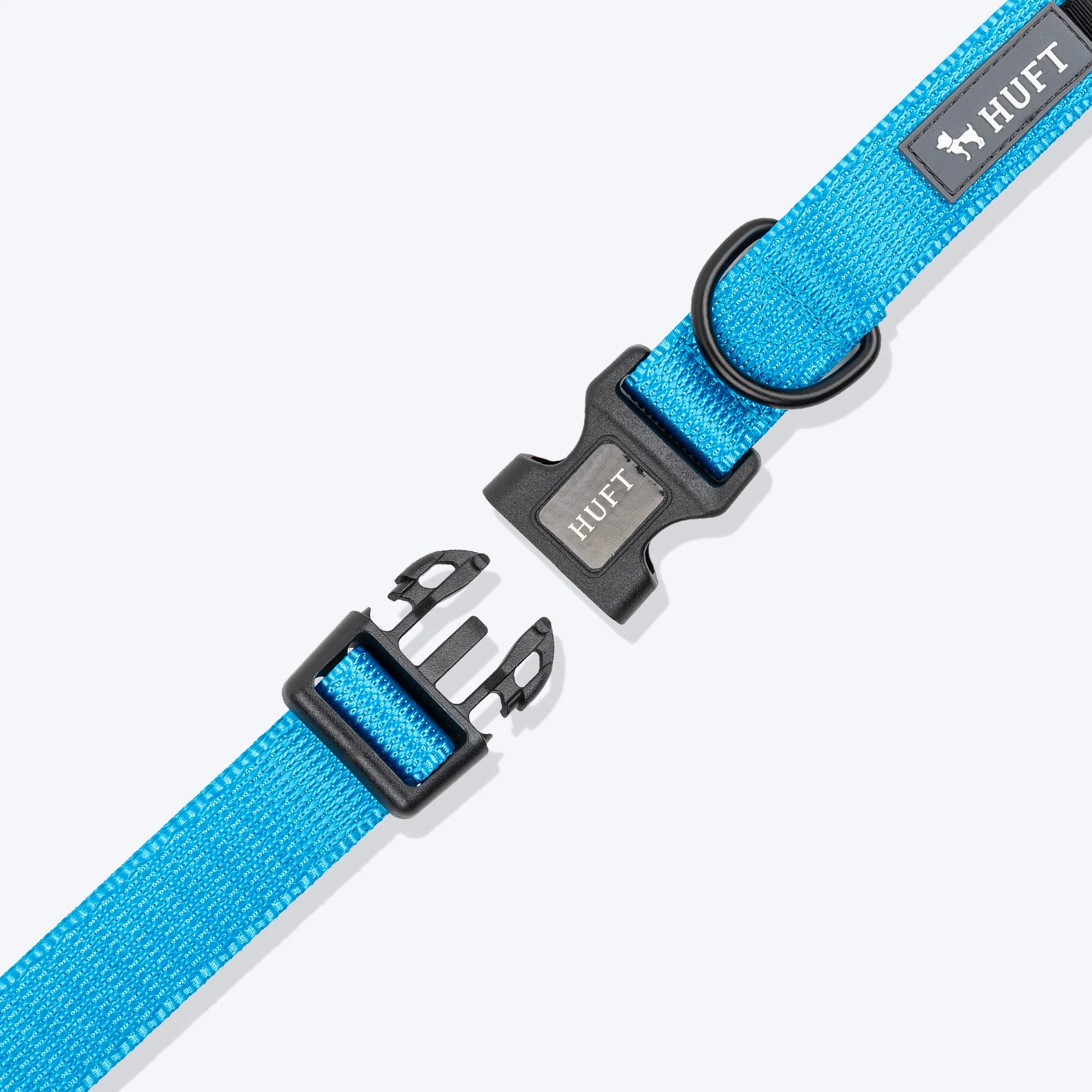 HUFT Classic D Ring Collar for Dogs (Ocean Blue) - Image 9