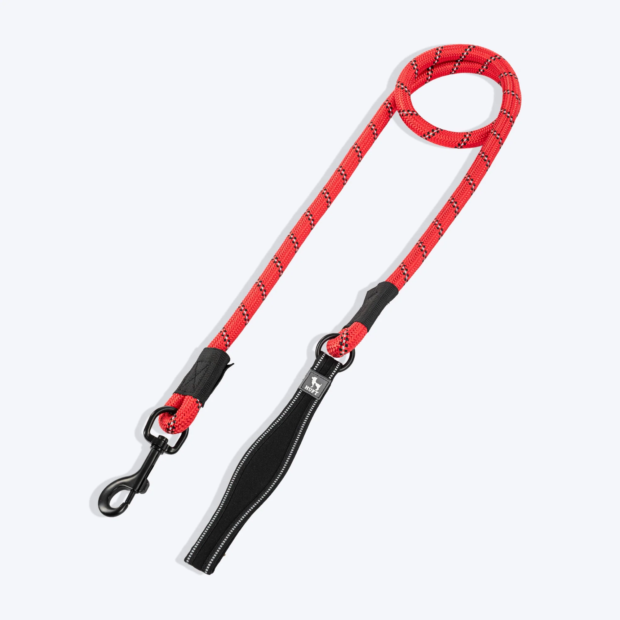 HUFT Classic Rope Leash for Dogs (Red)
