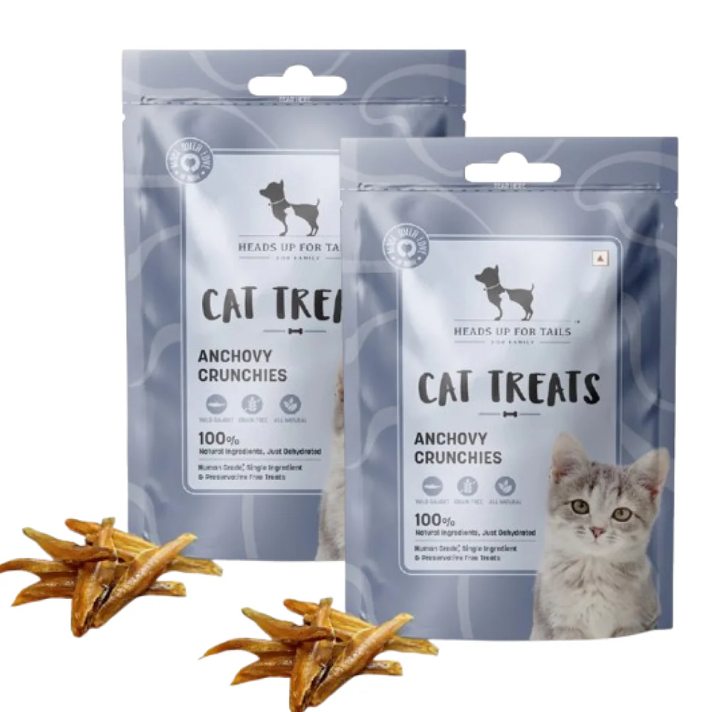 HUFT Dehydrated Anchovies Crunchies Cat Treats - Image 5