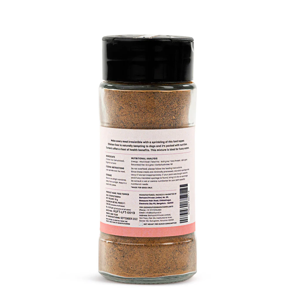 HUFT Chicken Liver with Organic Turmeric Food Topper for Dogs - Image 7