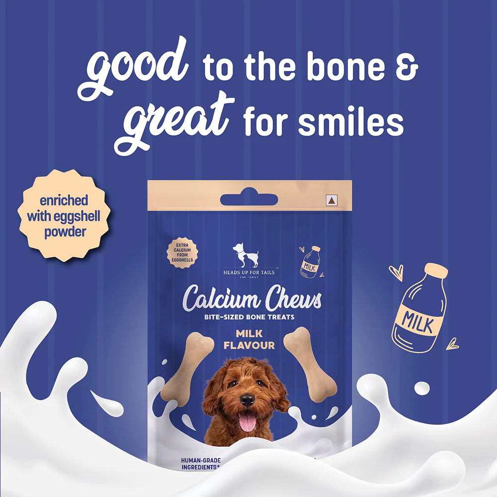 HUFT Gluten Free Bite Sized Calcium Milk Bone Chew Dog Treats - Image 2