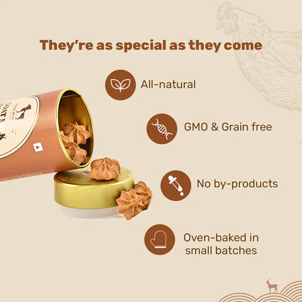 HUFT Gluten Free Goat Milk & Grilled Chicken Cookie Dog Treats - Image 4