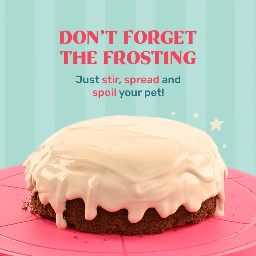 HUFT Gluten Free Instant Chicken Cake Frosting Mix Dog Treats - Image 5