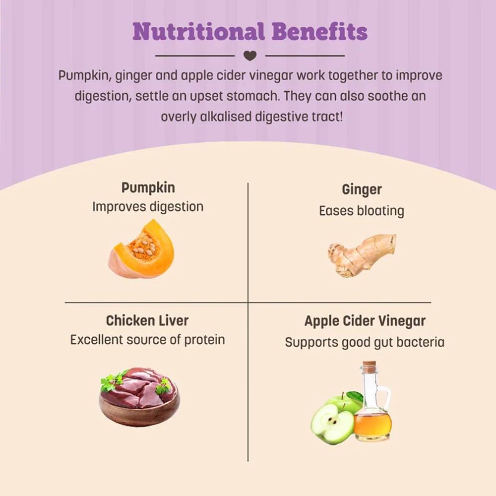 HUFT Gluten Free Nutri Chicken Liver Recipe Digestive Healthy Dog Treats - Image 3