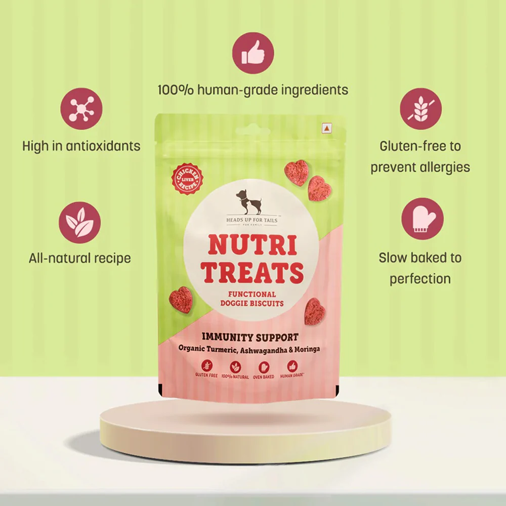 HUFT Gluten Free Nutri Chicken Liver Recipe Immunity Support Dog Treats - Image 2