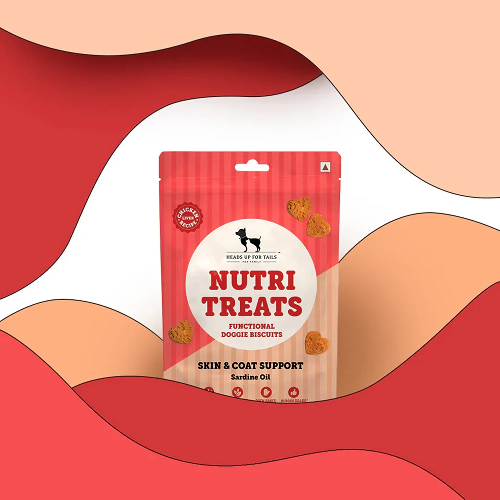 HUFT Gluten Free Nutri Chicken Liver Recipe Skin & Coat Support Dog Treats - Image 5
