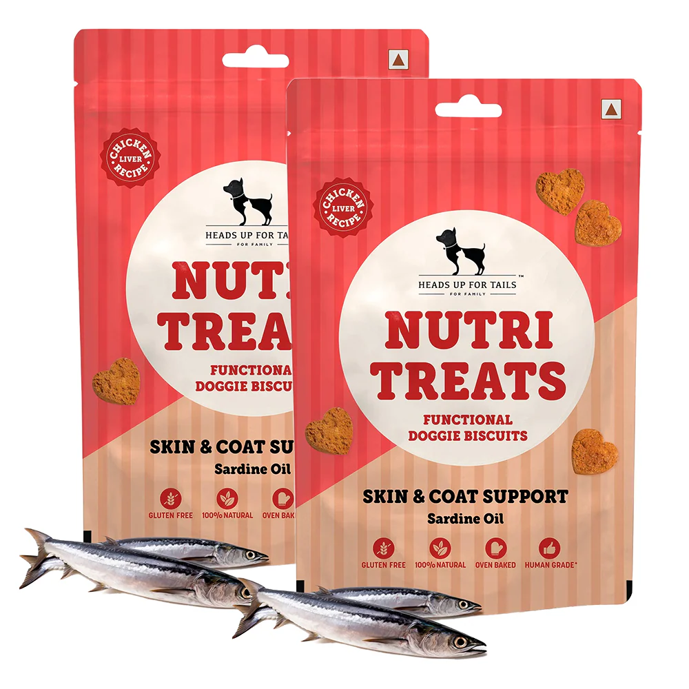 HUFT Gluten Free Nutri Chicken Liver Recipe Skin & Coat Support Dog Treats - Image 9