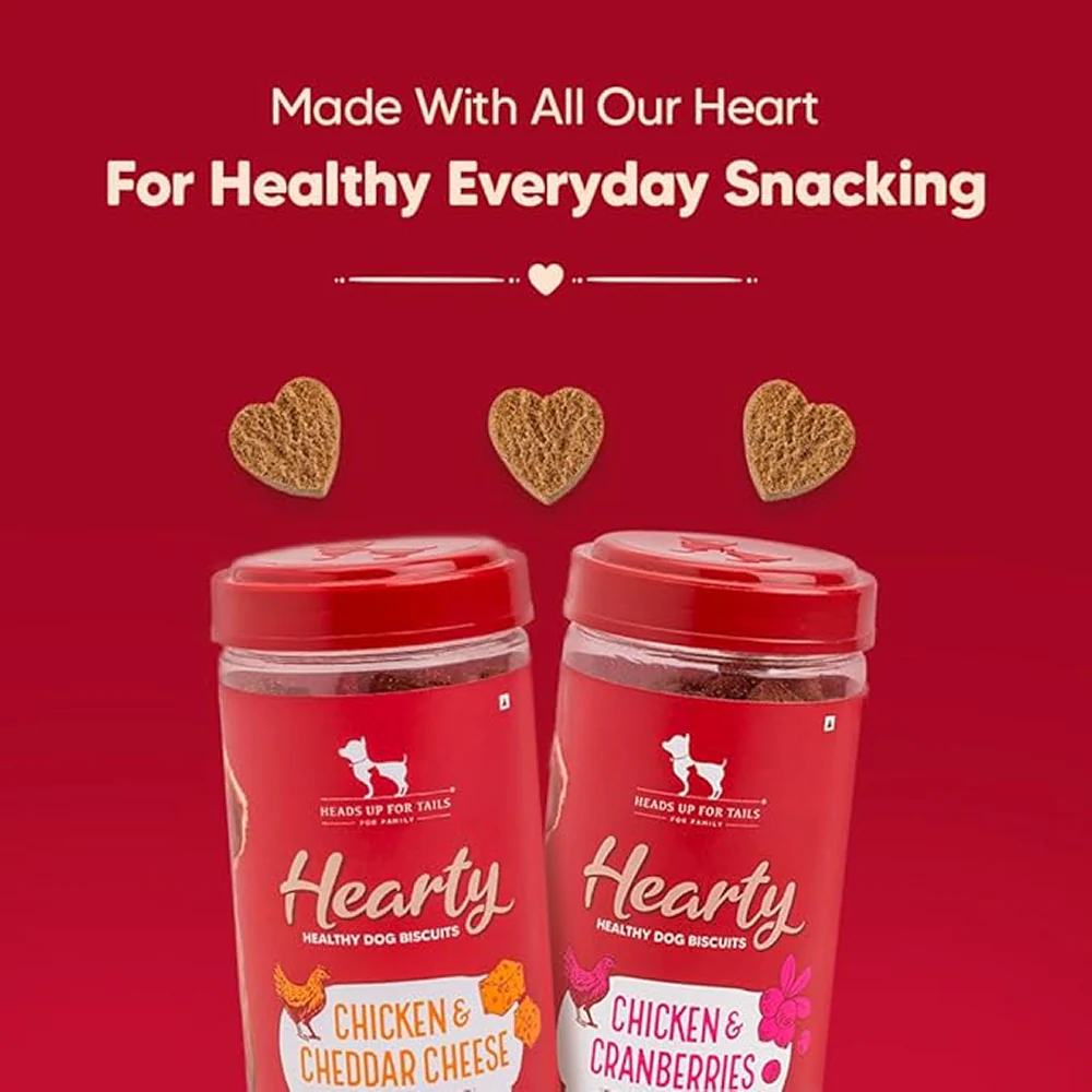 HUFT Hearty Chicken & Cranberries Healthy Biscuit Dog Treats - Image 4