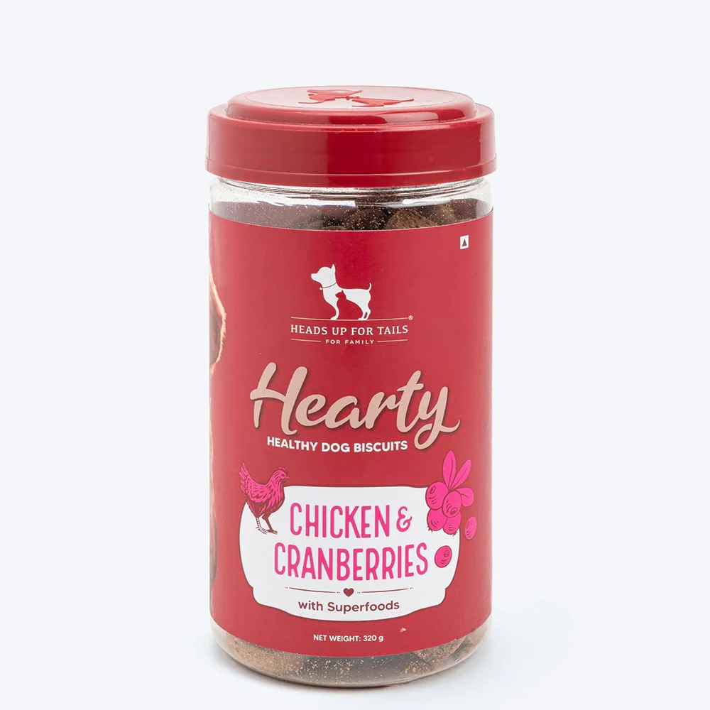 HUFT Hearty Chicken & Cranberries Healthy Biscuit Dog Treats - Image 8