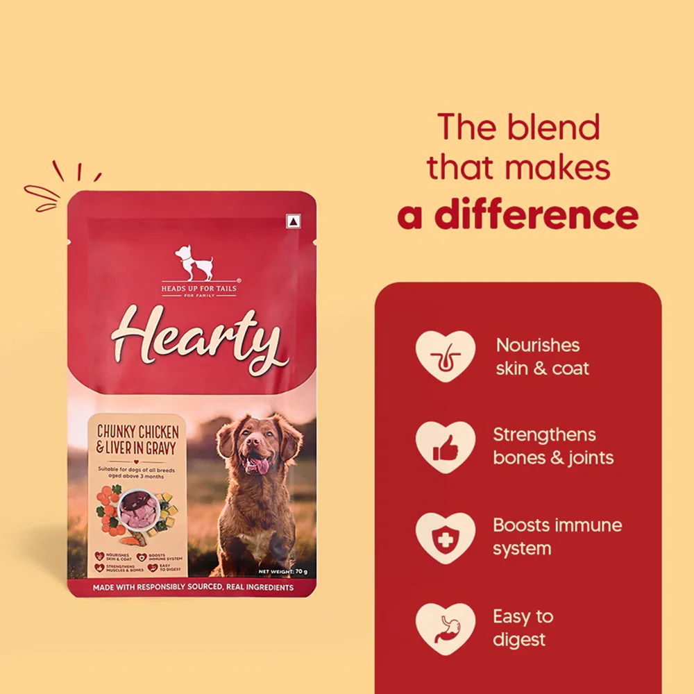 HUFT Hearty Chunky Chicken & Liver In Gravy Dog Wet Food - Image 2