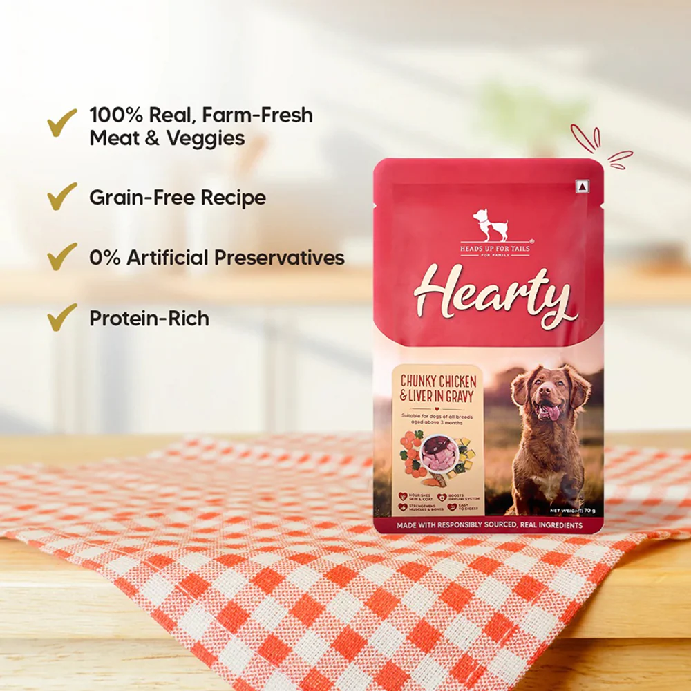 HUFT Hearty Chunky Chicken & Liver In Gravy Dog Wet Food - Image 3