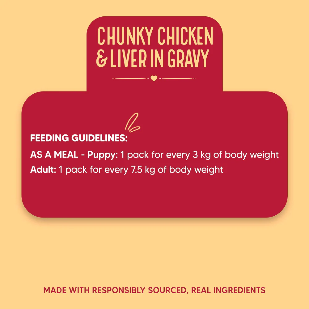 HUFT Hearty Chunky Chicken & Liver In Gravy Dog Wet Food - Image 5