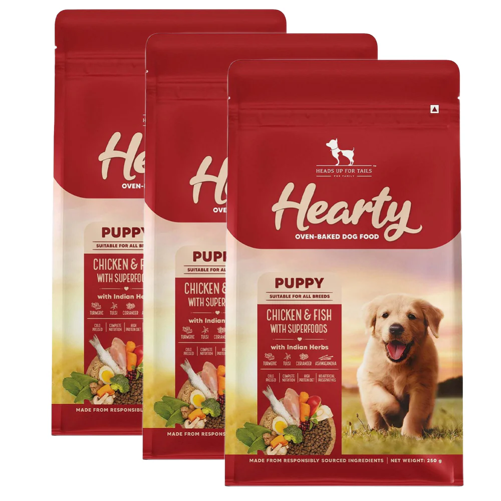 HUFT Hearty Oven Baked Chicken & Fish with Superfoods Puppy Dog Dry Food - Image 12