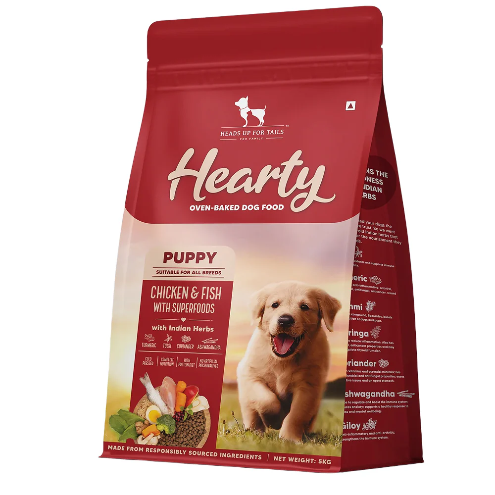 HUFT Hearty Oven Baked Chicken & Fish with Superfoods Puppy Dog Dry Food - Image 13