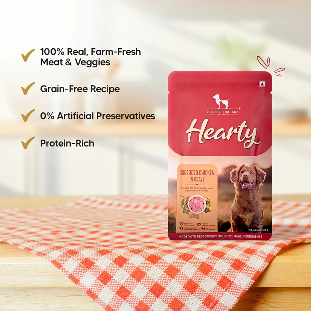 HUFT Hearty Shredded Chicken In Gravy  Dog Wet Food - Image 3