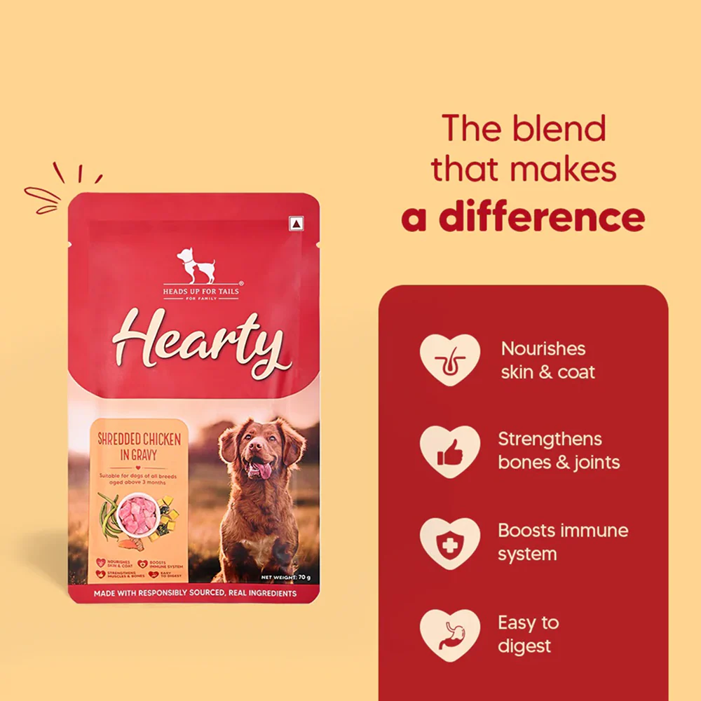 HUFT Hearty Shredded Chicken In Gravy  Dog Wet Food - Image 4